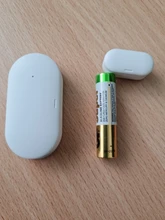 Tuya-Sensor de contacto inteligente ZigBee para puerta y ventana detectores de puerta inalámbricos para el hogar, alarma de aplicación remota para abrir/cerrar