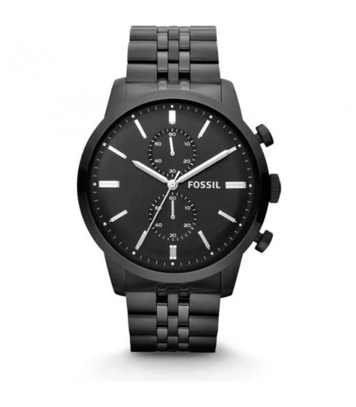 FOSSIL часы TOWNSMAN черный стальной кварц FS4787