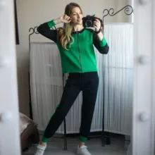 Tracksuits Women Cardigan Sweater Waist-Pants Spring Two-Piece-Sets Knitted White Fashion