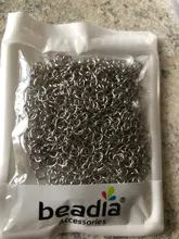 Cadena de eslabón abierto, extensor de cola para joyería DIY, 5 m/lote, 2,5, 2,8, 3,6, 4,8mm