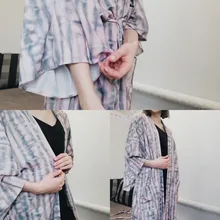 Bikini Cover-Ups Kimono Swim-Suit Beach-Wear Tunic Women Boho Carfigan Sexy Long Plus-Size