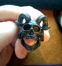 Anillo de acero inoxidable gótico Vintage para hombre, anillo de calavera para hombre, anillo con grabado de motocicleta, accesorios de joyería