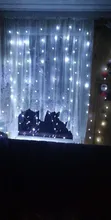 3MX3M LED Curtain Garland on The Window USB String Lights Fairy Festoon Remote Control