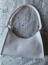 Bolso de compras exquisito para mujer, bolsos grandes de hombro informales Retro, bolso de mano con cadena de Color sólido de cuero para mujer 2020
