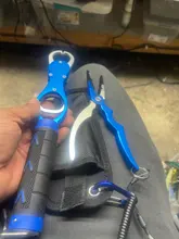 LINNHUE-Alicates de pesca de aleación de aluminio, juego de agarre, aparejos de pesca, gancho de recuperación, cortador de línea, anillo dividido, accesorios de pesca