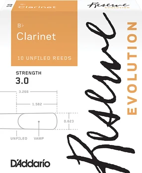 

Dce1030 reserve evolution canes for clarinet BB, size 3.0, 10 PCs, Rico