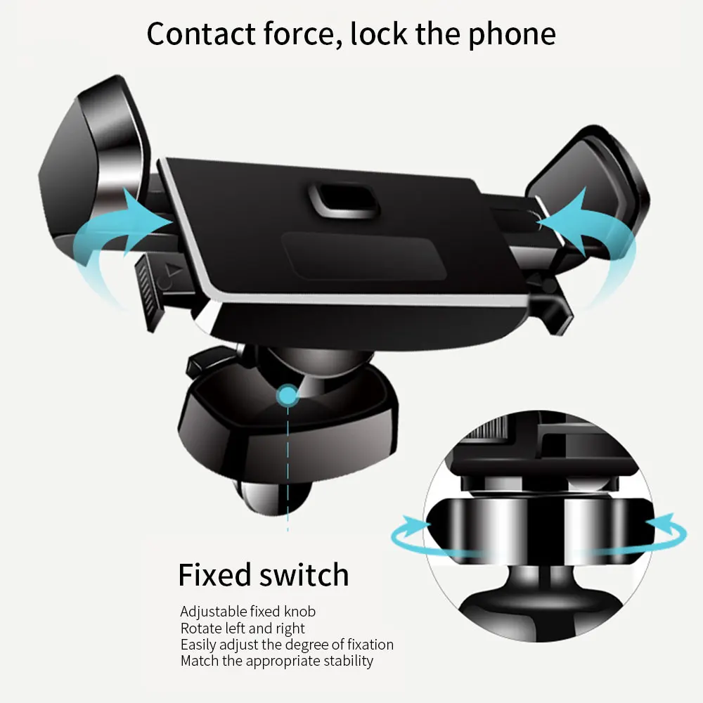 KISSCASE Auto Telefon Halter Für iPhone 11 7 8 XR X 6 Air Vent Outlet Clip Halterung Ständer Automa
