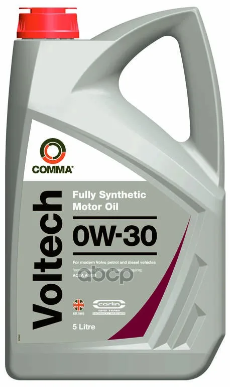 COMMA Масло Моторное 0w30 Comma 5л Синтетика Voltech(Volvo) Comma Vtc5l