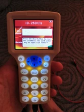 10 Frecuencia de lector de RFID escritor copiadora duplicador IC/identificación con Cable USB para Cable de 125Khz a 13,56 Mhz tarjetas pantalla LCD duplicador