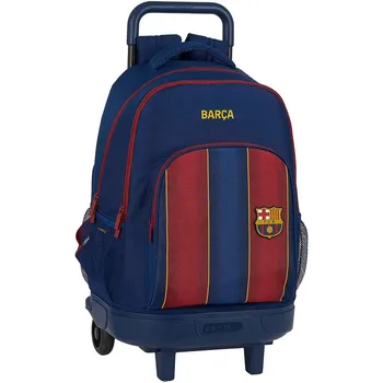 

Safta school backpack with cart included and F.C padded back. Barcelona 1ª equipment 20/21, 330x220x450mm