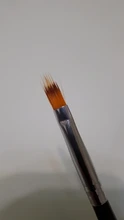 Pincel dentado para uñas, pluma de mezcla gradiente a cuadros, encaje de bolígrafo, mango de madera, nailon, suave, profesional, herramientas de manicura, 1 Uds.