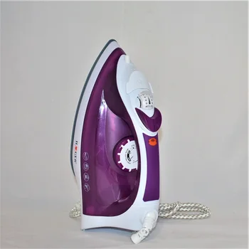 

Electric steam iron. Ceramic shoe sole. Vertical feed pair. Color box. Ship from Russia