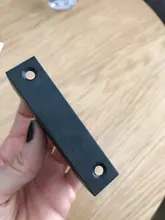 KAK-manijas de armario ocultos de aleación de Zinc, tiradores pomos de cajones para cocina, Puerta del dormitorio, herrajes para muebles, color negro y plateado