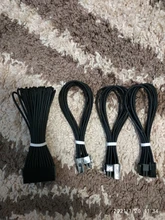 WinKool-Cable de alimentación para fuente de alimentación, kit de Cable de alimentación de 18AWG para fuente de alimentación, 1X ATX 24P CPU 8P 2X PCI-E 8P