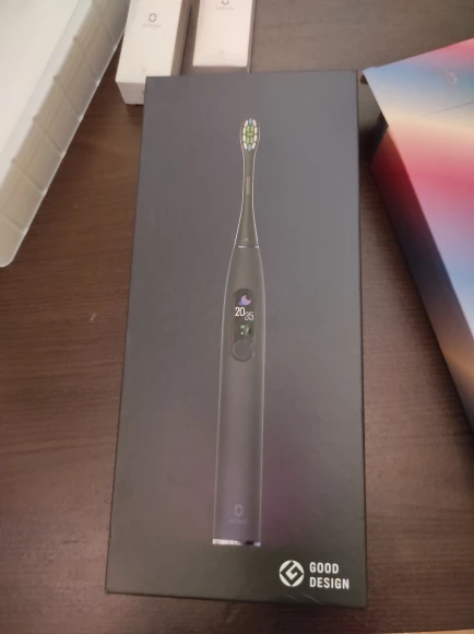 Oclean X Pro Sonic Electric Touch Screen Toothbrush 2H fast charge lasts Intensities Adult IPX7 photo review