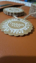 Etiquetas de papel Kraft hechas a mano/gracias, varios estilos, manualidades, etiquetas colgantes con etiqueta de cuerda, Insumos para envolver regalos favores de boda, 50 Uds.