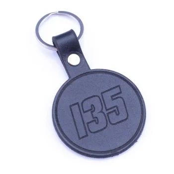 

Massey Ferguson keychain leather key ring key chain Schlüsselring porte-cles portachiavi laser cut Size: 45x45x3mm