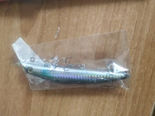 OUTKIT-señuelo de pesca con pececillo con láser, 16g, 12cm, señuelo flotante con forma de pececillo, cebo duro, Crankbait Artifici