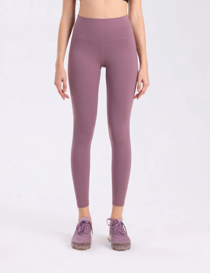 Высокая талия Бесшовные Брюки спортивные для LW8213 - Цвет: LW8213-Pink