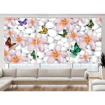 

Blind Iroa Digital Threefold Decorative 3D-T-Piedras! ROLLER BLINDS TRANSLUCENT! (3 PCs/100X170)