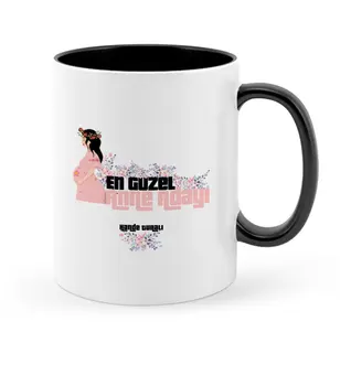 

Personalized Custom Best Nice Expectant Mother Black Mug Cup-2