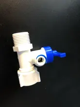 Ball-Valve Faucet Plastic Tap-Connector Water-Purifier Reverse-Osmosis Quick-Coupling