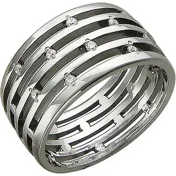 

Esthete ring with 20 cubic zirconia