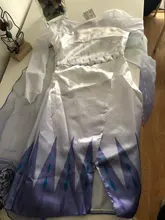 Vestidos de Elsa para niña, disfraz de princesa, Elsa, Reina de la nieve 2, Cosplay, Vestidos, conjunto de accesorios para el cabello, ropa de Halloween para niña