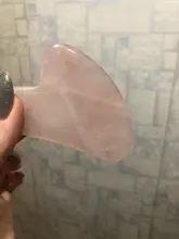 Tablero de Jade Guasha de cuarzo rosa, rascador de piedra Natural, herramientas para terapia de presión corporal, cara, cuello y espalda