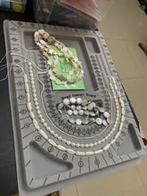 Placa de cuentas flocadas para fabricación de joyas, accesorios de pulsera, abalorios, herramientas de medición, diseño de joyería, bricolaje, 1 Uds.