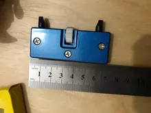 Llave para Mesa de dos garras, cubierta trasera de reloj, herramienta de apertura, removedor Rectangular ajustable, Kit de reparación de reloj, ajustador de calibre de 52mm