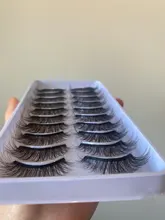 Pestañas postizas de visón 3D, extensiones de pestañas postizas de visón Natural, volumen espectacular, herramientas de maquillaje al por mayor, 10/20 pares