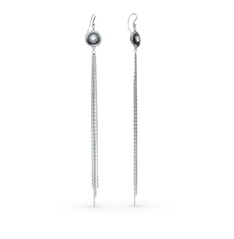 

Silver earrings with cubic zirconia sunlight sample 925