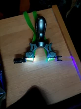 Tirachinas láser con banda de goma de alta precisión, potente Catapulta de tiro de 98K para juego de caza al aire libre