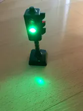 Miniseñal de tráfico para niños, bloque de luz de carretera con sonido LED, educativo