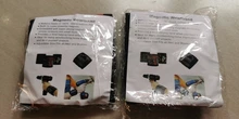 Pulsera magnética portátil para herramientas, bolsa para tornillos, tuercas de uñas, Kit de reparación de brocas, organizador de almacenamiento, nueva