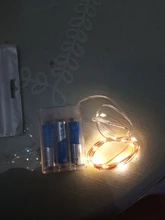 Led-Strip Garland Battery-Operated Party-Decoration Fairy Silver Christmas Wedding Copper