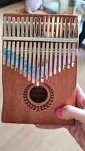 Kalimba-Escala de 17 teclas, pegatinas de percusión, accesorios para Kit de instrumentos musicales para principiantes