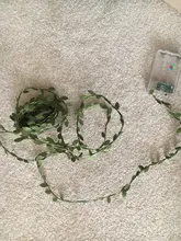 Tiny leaf garland fairy light decor LED Copper Wire string lights for Wedding forest