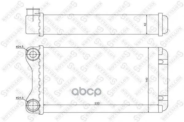 10-35102-Sx_радиатор Печки! Audi A4 1.6-3.2 00 Stellox 1035102sx Stellox арт. 1035102SX
