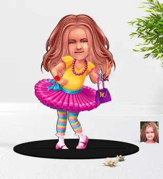 

Personalized Female Child Caricature OF 3D Wood Biblo-11 Reliable Quality Funny Fun Cost Effective Special Design decoration