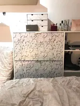 Papel tapiz autoadhesivo con flores verdes/grises, murales de vinilo, diseño de papel pintado a mano para paredes, dormitorio, decoración del hogar