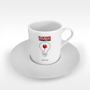 

Personalized Professional Electrician Turkish coffee Cup