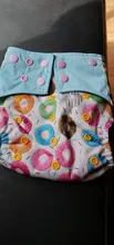 Goodbum-pañal de tela reutilizable para bebé, lavable, flamenco rosa, ajustable, carbón de bambú, 3-15KG