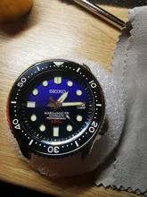 Esfera de reloj azul de 28,5mm, accesorios para reloj 7S26 0020 SKX007, novedad