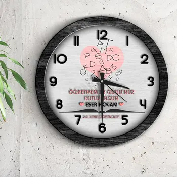 

Personalized Teachers Day Wooden Wall Clock-3