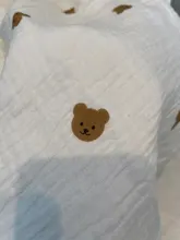 MILANCEL 2021 novedad de verano manta de bebé coreano estampado de oso niños manta de dormir