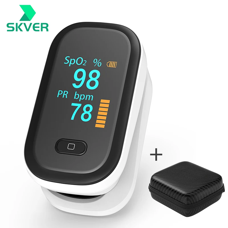 Oxímetro oled oxímetro freqüência cardíaca pulso oxímetro spo2 portátil dedo monitor de saturador sangue pr oxímetro