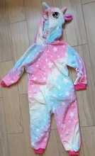 Pajamas Costume Sleepwear Onesies Blanket Unicorn Dinosaur Panda Stich Kigurumi Girls