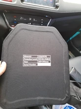 Raptor 10*12 pulgadas NIJ nivel IIIA PE a prueba de balas balísticos placa Nivel 3A sola balísticos a prueba de balas Panel armadura de cuerpo